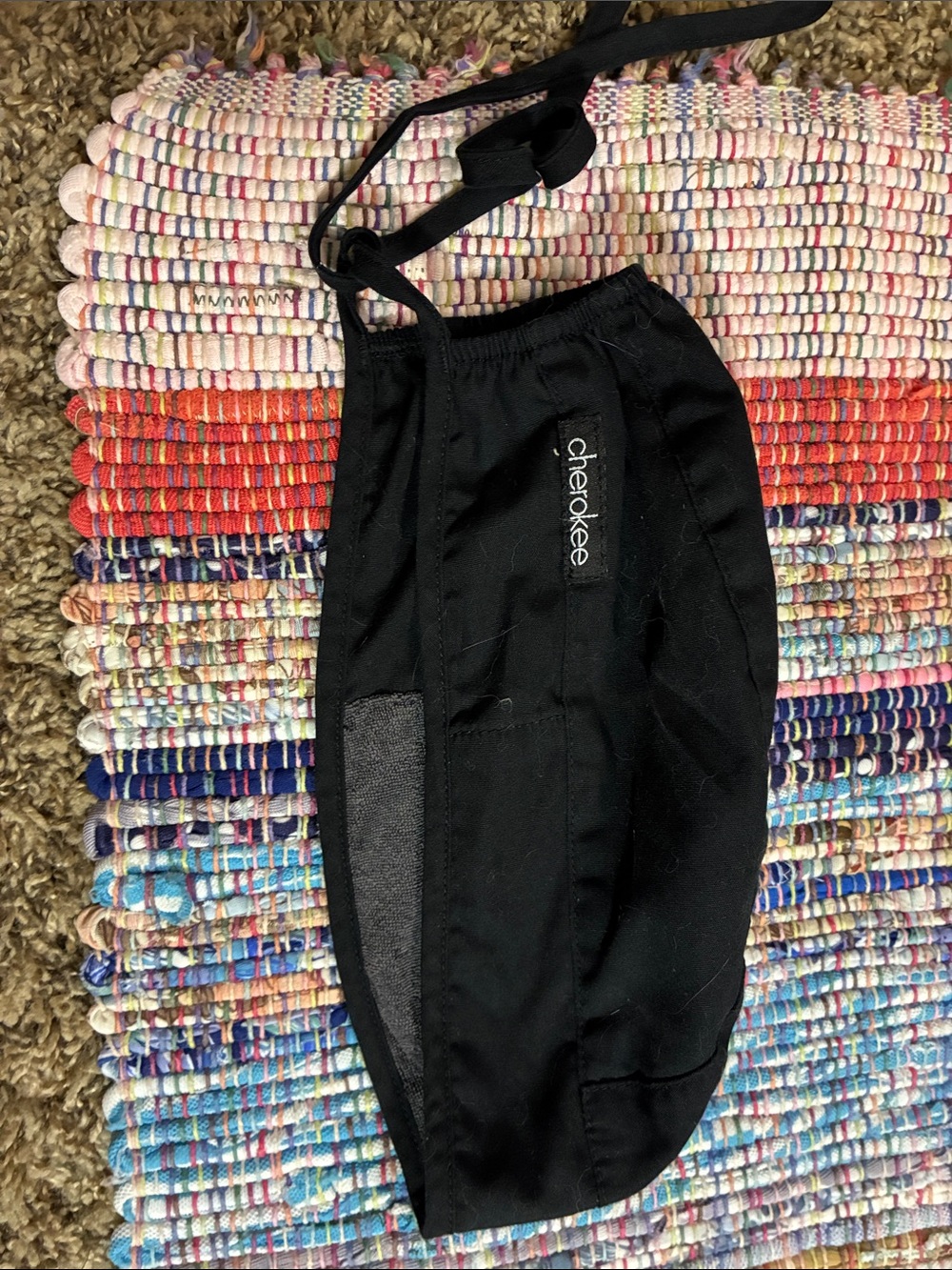 Cherokee scrub cap black, like new